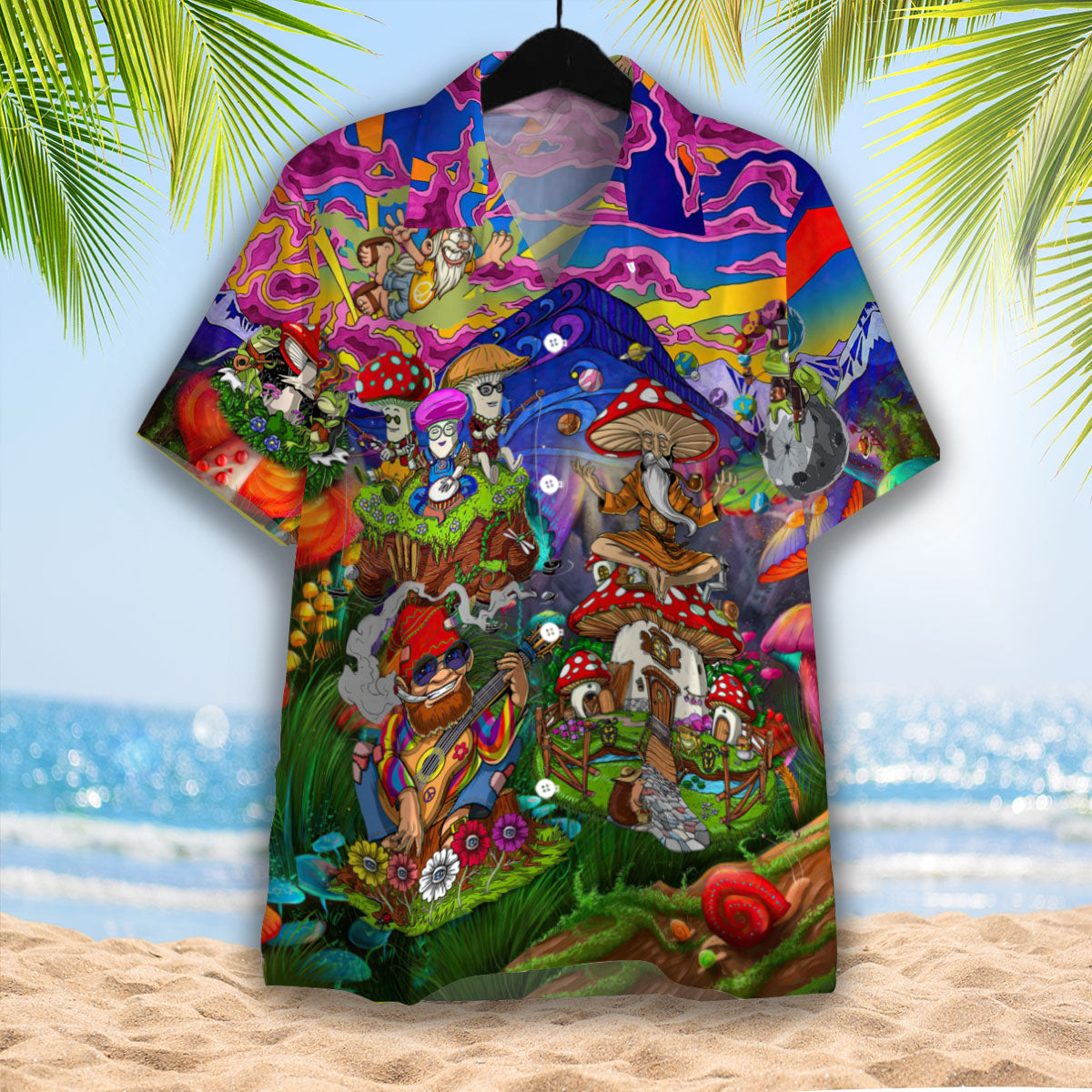 Hippie Mushroom Hawaii Shirt For Men And Women Ha102255