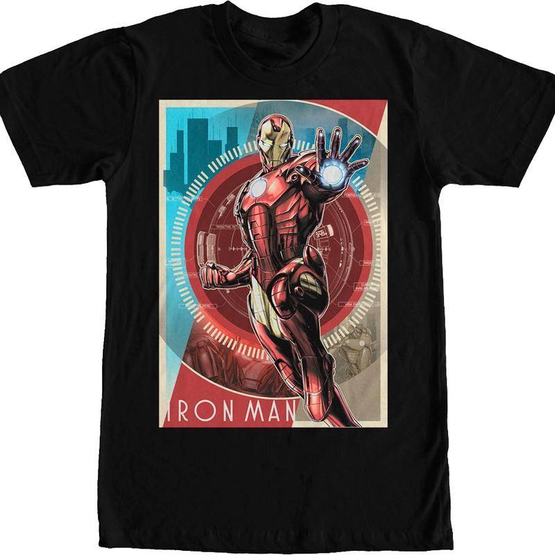 Vintage Poster Iron Man T-Shirt