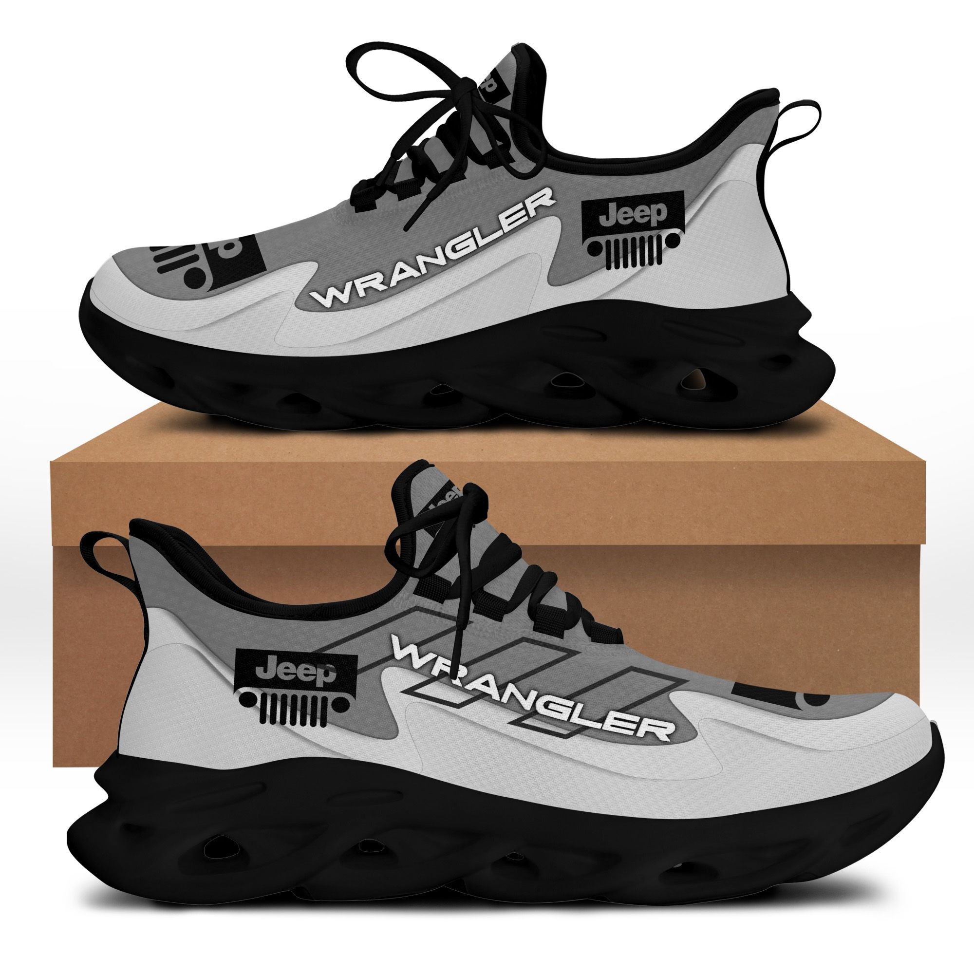 Jeep Wrangler Bs Running Shoes Ver 9 (Grey) – Klasern Store
