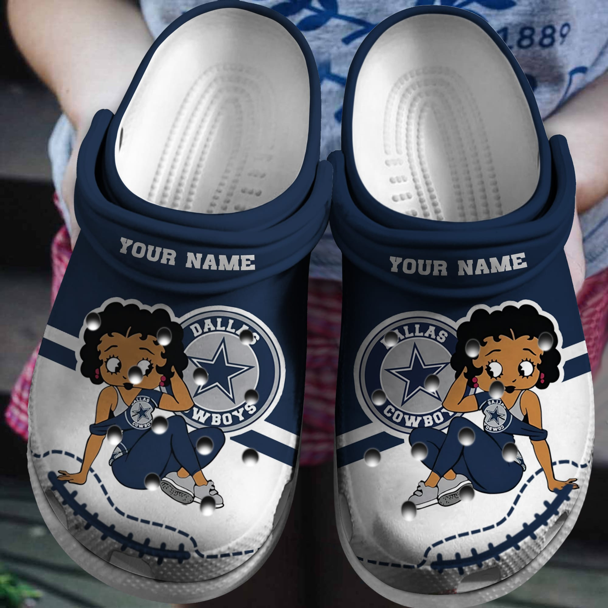 Premium Betty Boop D.Cowboys Crocs