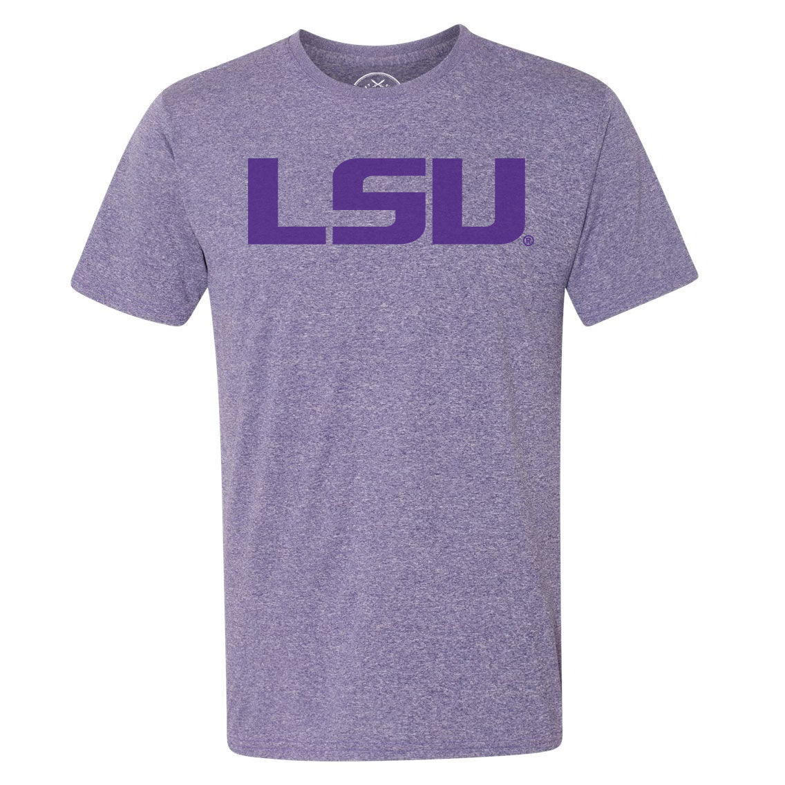 B&B Dry Goods LSU Tigers Performance Short Sleeve T-Shirt – Heather Purple