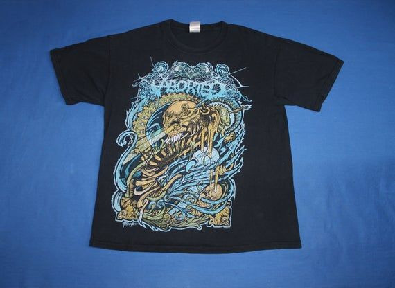 2000S Aborted Shirt Belgium Death Metal Band Shirt Men S Shirt