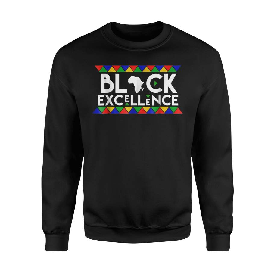 Africa Black Excellence King Queen History Month Protest Sweatshirt