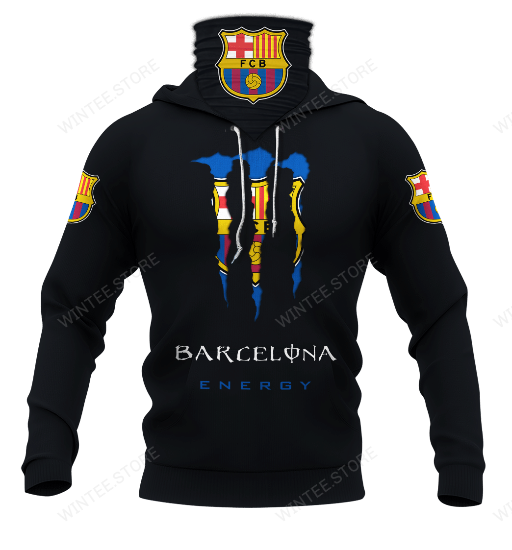 01FCBarcelona001 |HoodieMask| CUSTOMIZE YOUR NAME & NUMBER