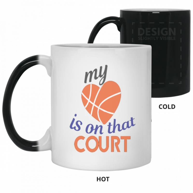 Basketball Mom Dad T Shirt Mothers Day G Color Changing Mug 11oz