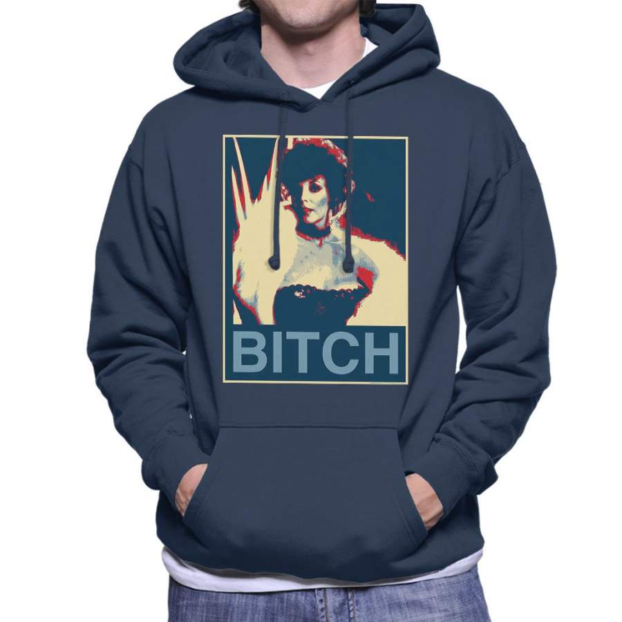 Joan Collins Dynasty Poster Style Print Men’s Hooded Sweatshirt