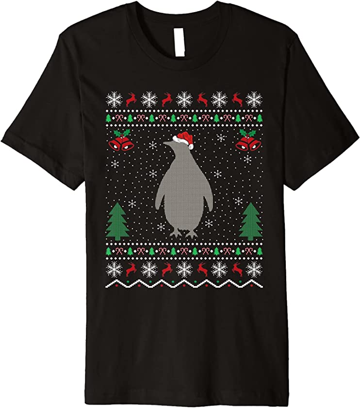 Penguin Animal Lover Matching Ugly Penguin Christmas Premium T-Shirt