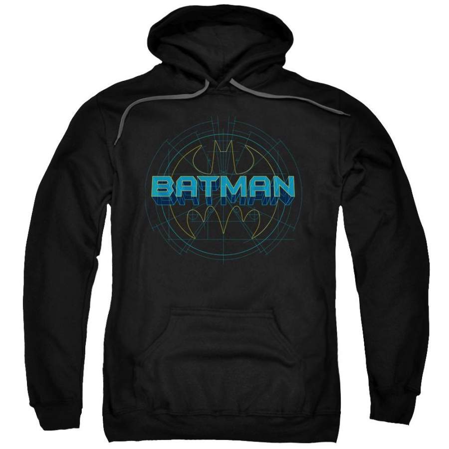 Batman – Bat Tech Logo Adult Pull Over Hoodie