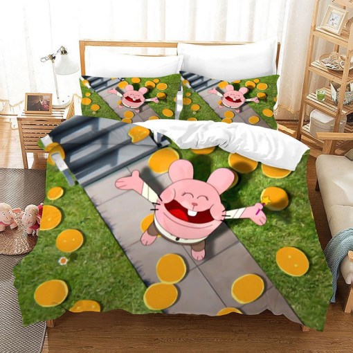 The Amazing World Of Gumball 16 Duvet Cover Pillowcase Home Decor 3D Bedding Set