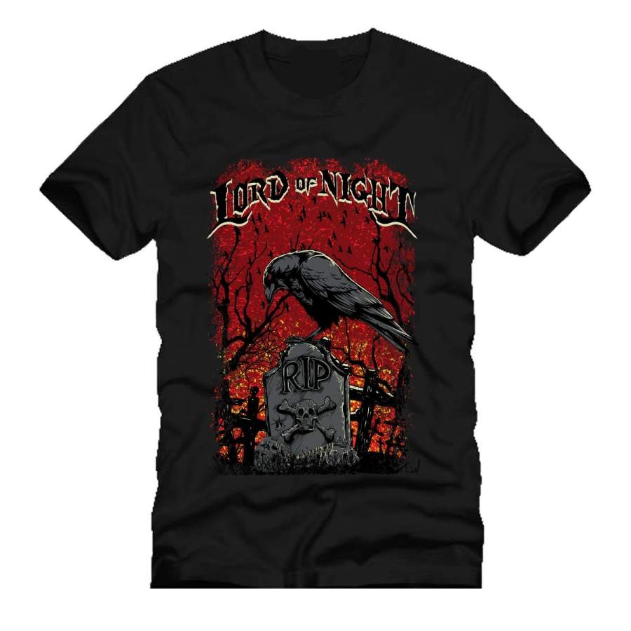 Lord of the night crow grave robbing rip mashup Men’s Casual T-Shirt