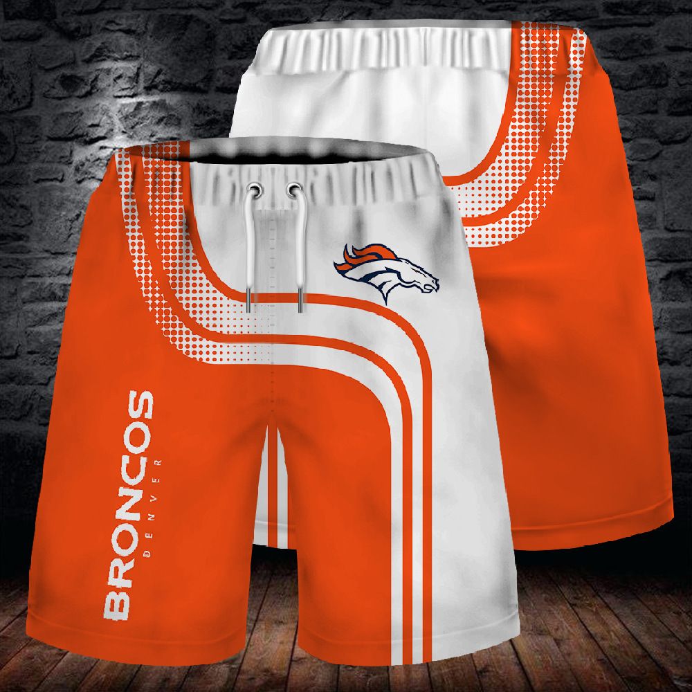 Denver Broncos 3D Digital Printing Fashion Sports Shorts