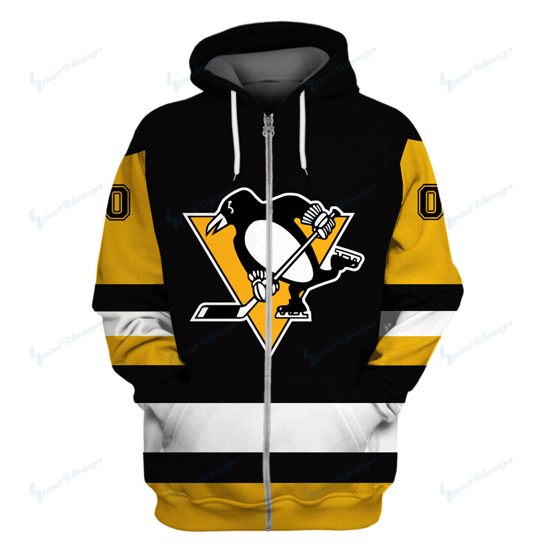 Pittsburgh Penguins Limited Edition All Over Print Hoodie Sweatshirt Zip Hoodie T Shirt Unisex 841