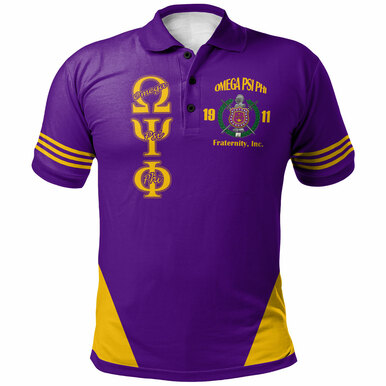 Omega Psi Phi Polo Shirt – Fraternity 1911 Founders Year Polo Shirt