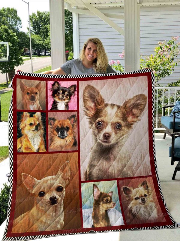 Chihuahua Chihuahua Puppy Lovely Chihuahua Quilt Blanket