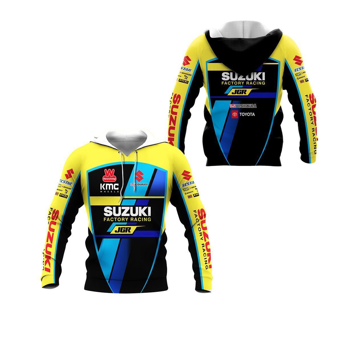 3D All Over Printed JGRMX Suzuki Racing PVT-HA Shirts Ver 1