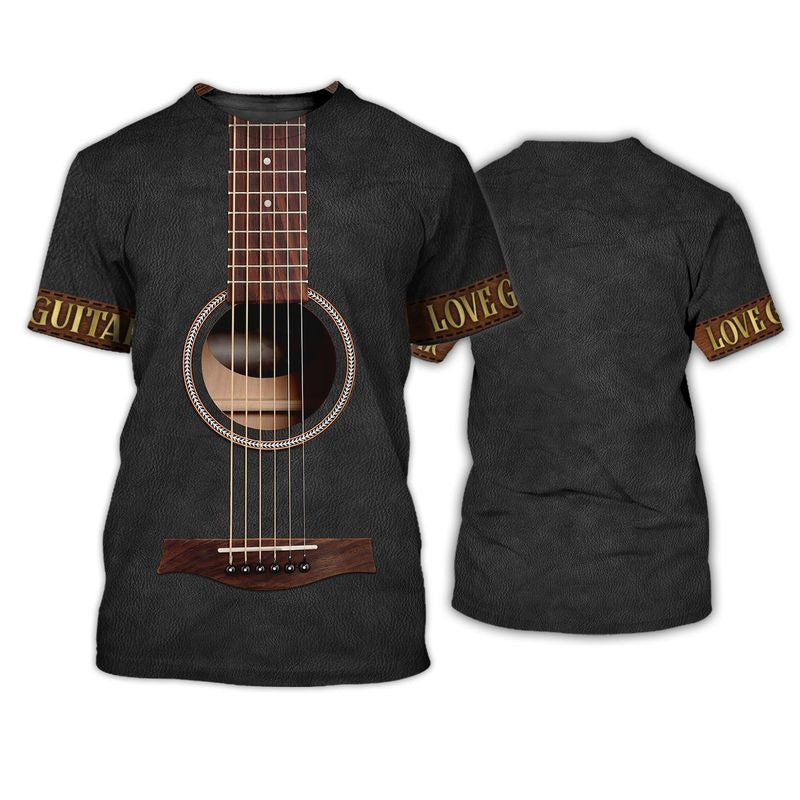 Sublimation On Guitar Classic, Guitar Acoustic Shirt For Guitar Men, Guitar Lover 3D Hoodie