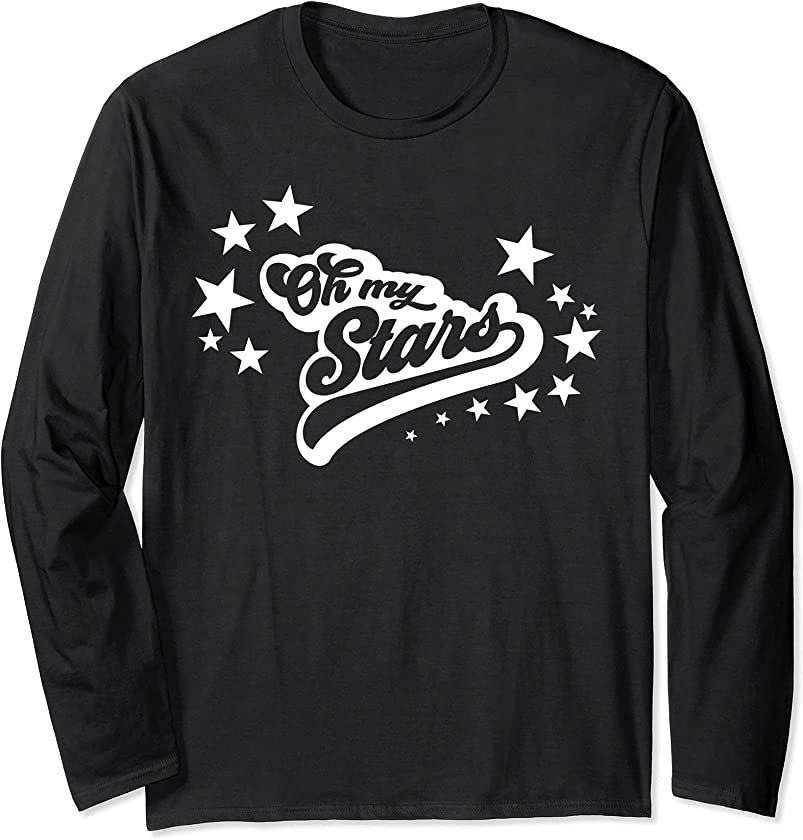 Vintage Style All Oh My Stars 4th Of July Patriotism Gifts Long Sleeve T-Shirt