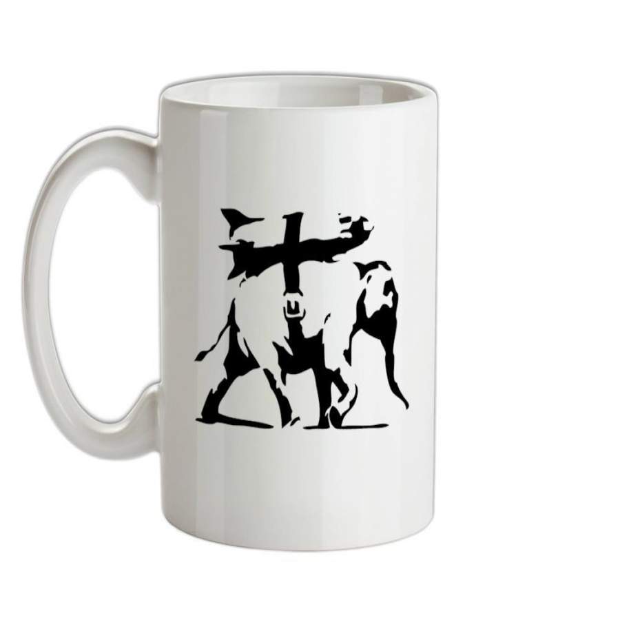 Banksy – Bomb Elephant Ceramic Mug