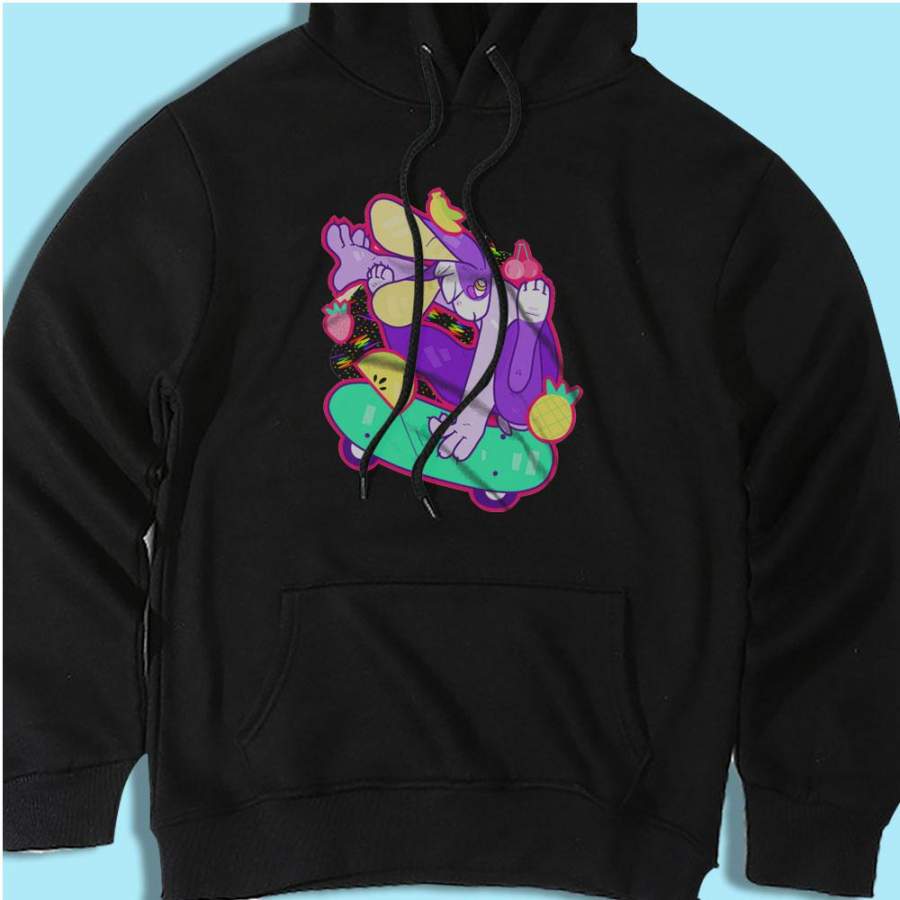 Radical Rabbit Skateboarding Men’S Hoodie