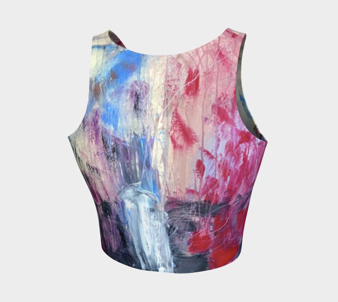 Athletic Crop Yoga Tank Top Movement