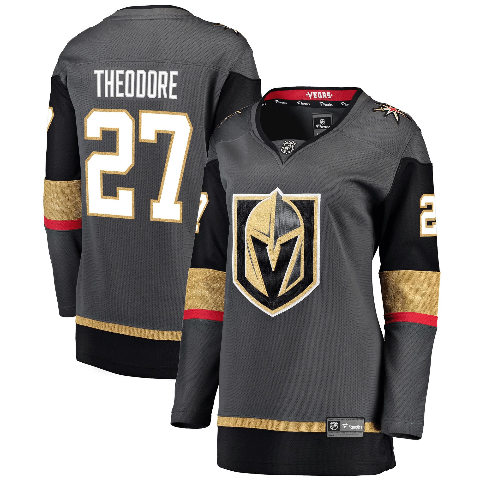 Women’s Shea Theodore Black Vegas Golden Knights Breakaway Player Jersey Jersey