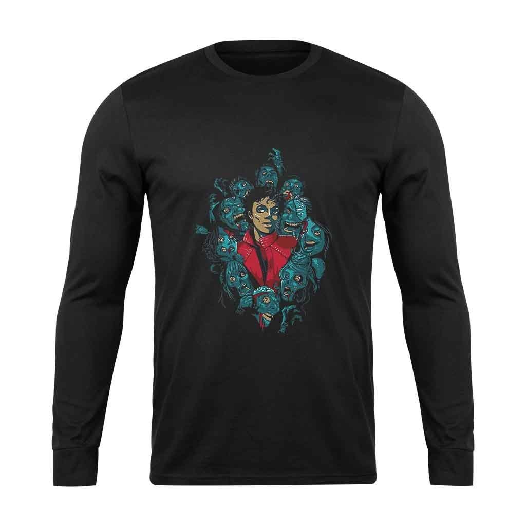 Thriller Michael Jackson Zombie Long Sleeve T-Shirt