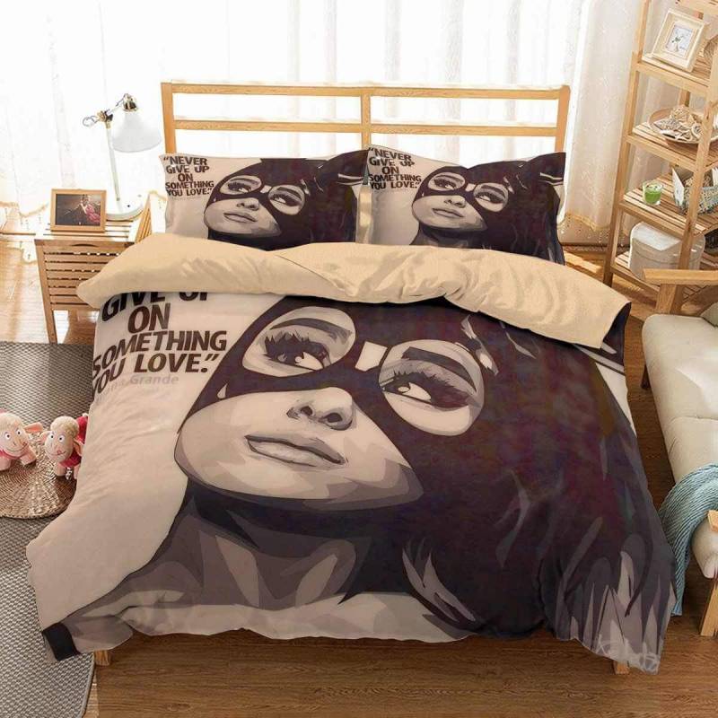 3D Customize Ariana Grande Bedding Set Duvet Cover Set Bedroom Set Bedlinen