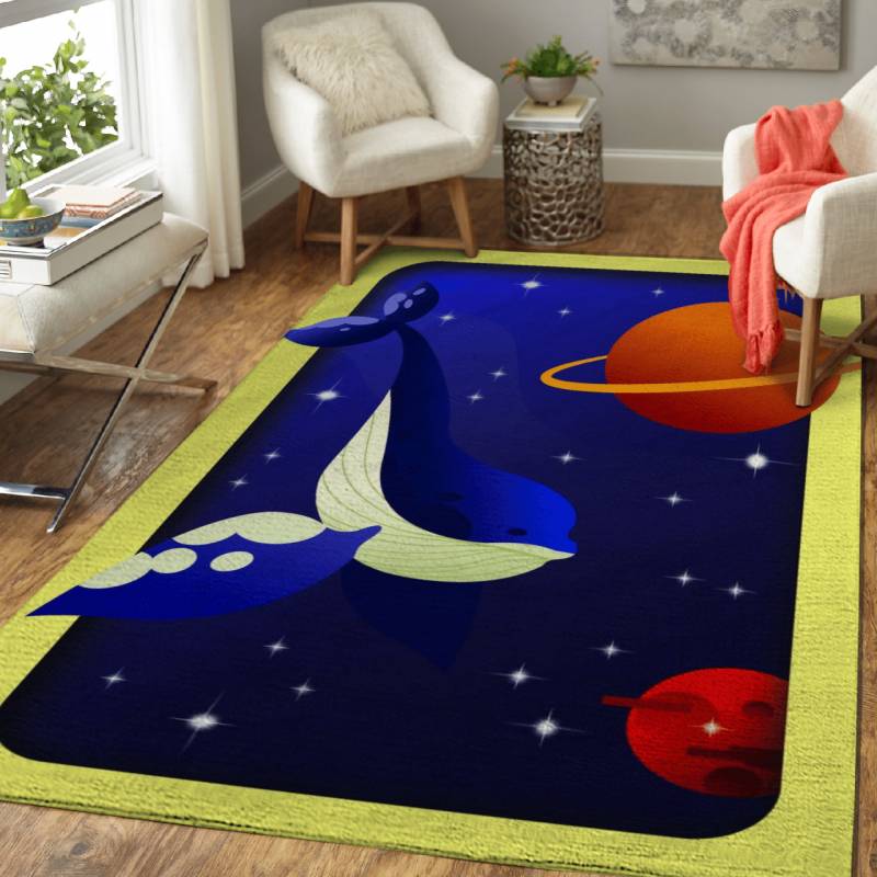 Space Whale – Studio 42 Artwork Area Rug Carpet