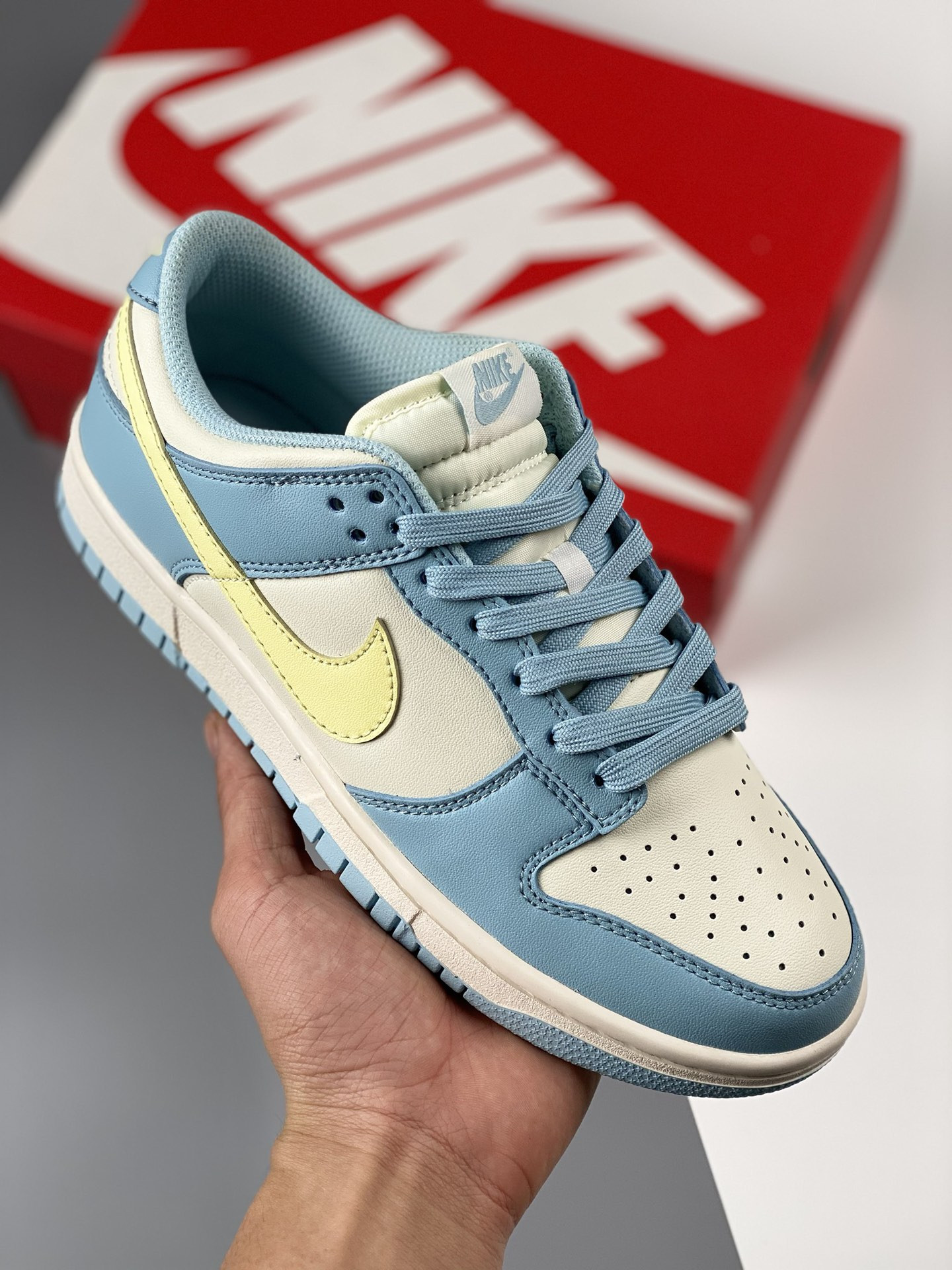 Nike Dunk Low Ice BlueBarely Volt DD1503-123 5339318