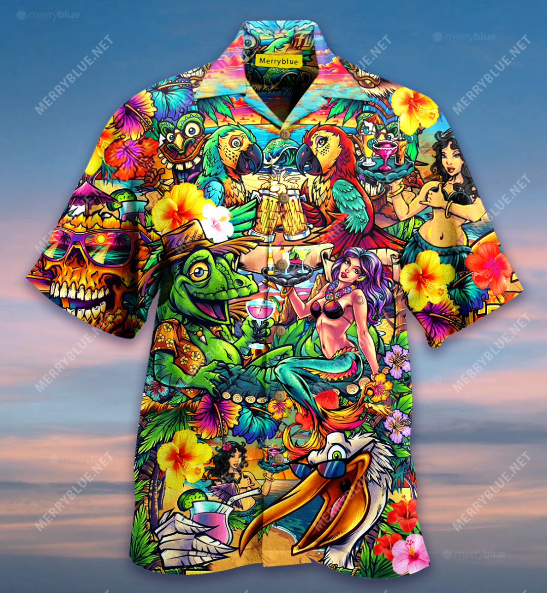 High By The Waikiki With Me Unisex Hawaii Shirt Ha55707