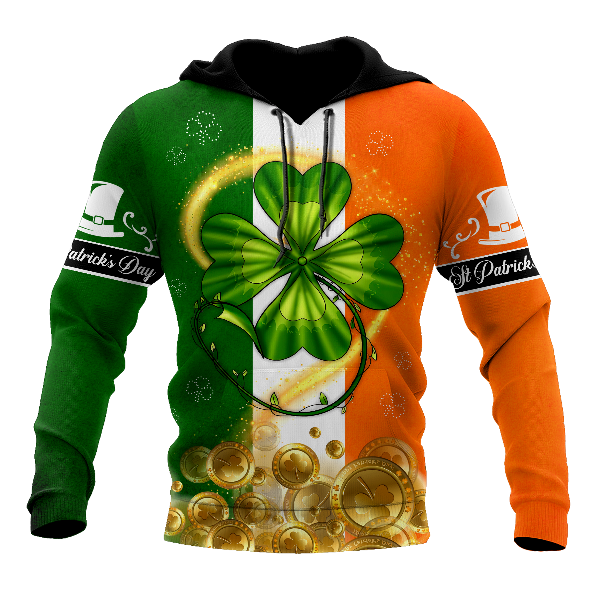 Shamrock Gold Coin Drink Beer 3D Shirt, St Patrick’S Day Shirt, Irish Shirt, Lucky Shirt, Drinking Shirts, Let’S Day Drink