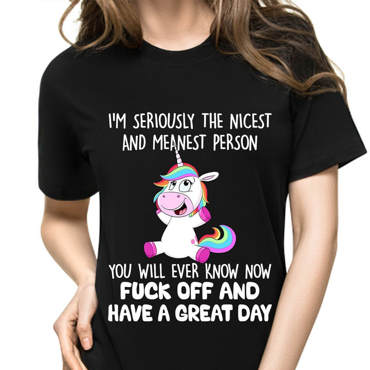 Unicorns I’M Seriously The Nicest Classic T-Shirt