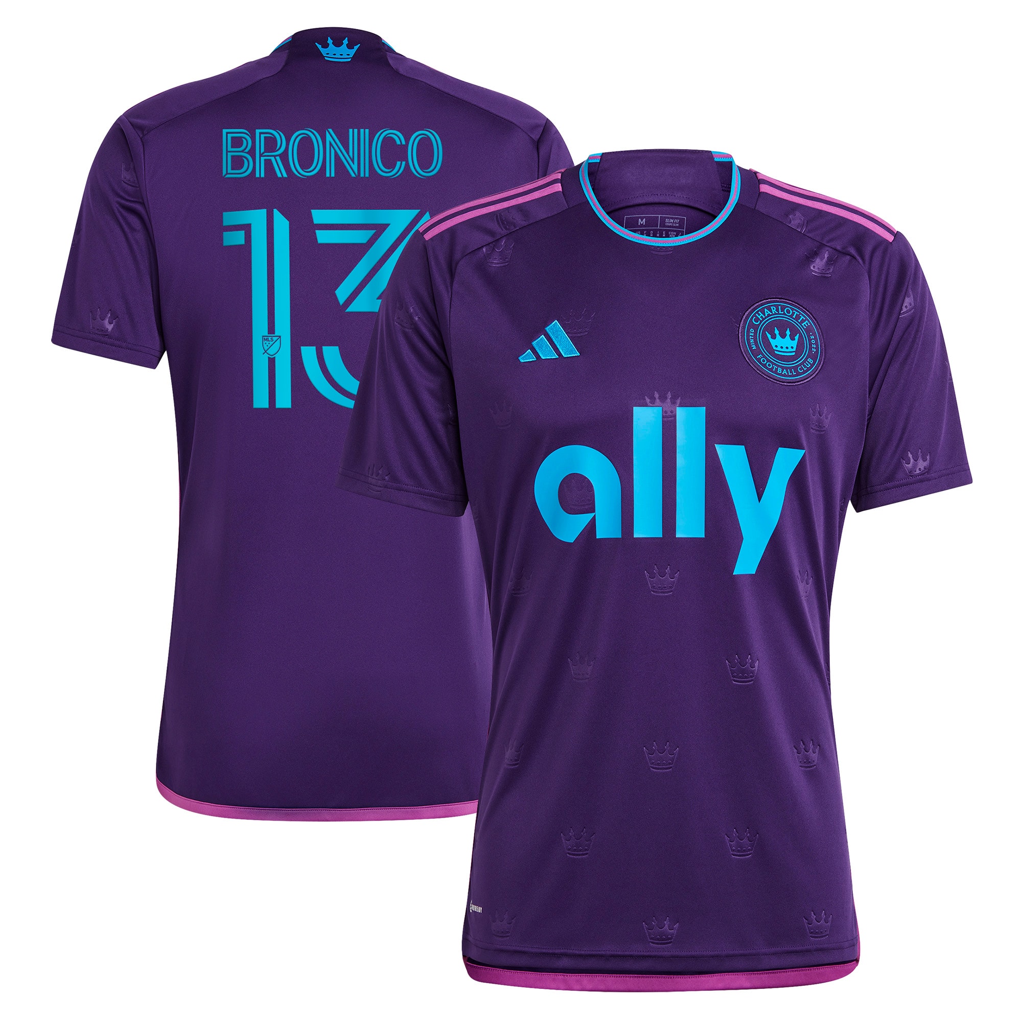 Brandt Bronico Charlotte FC 2023 Crown Jewel Kit Replica Jersey – Purple