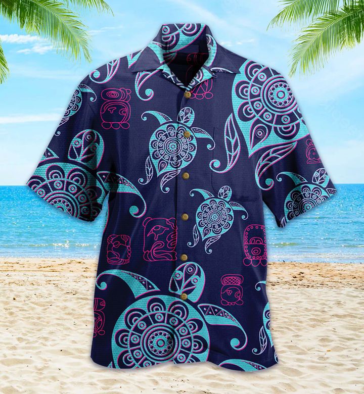 Turtle Hawaii Violet Hawaii Shirt Ha17681