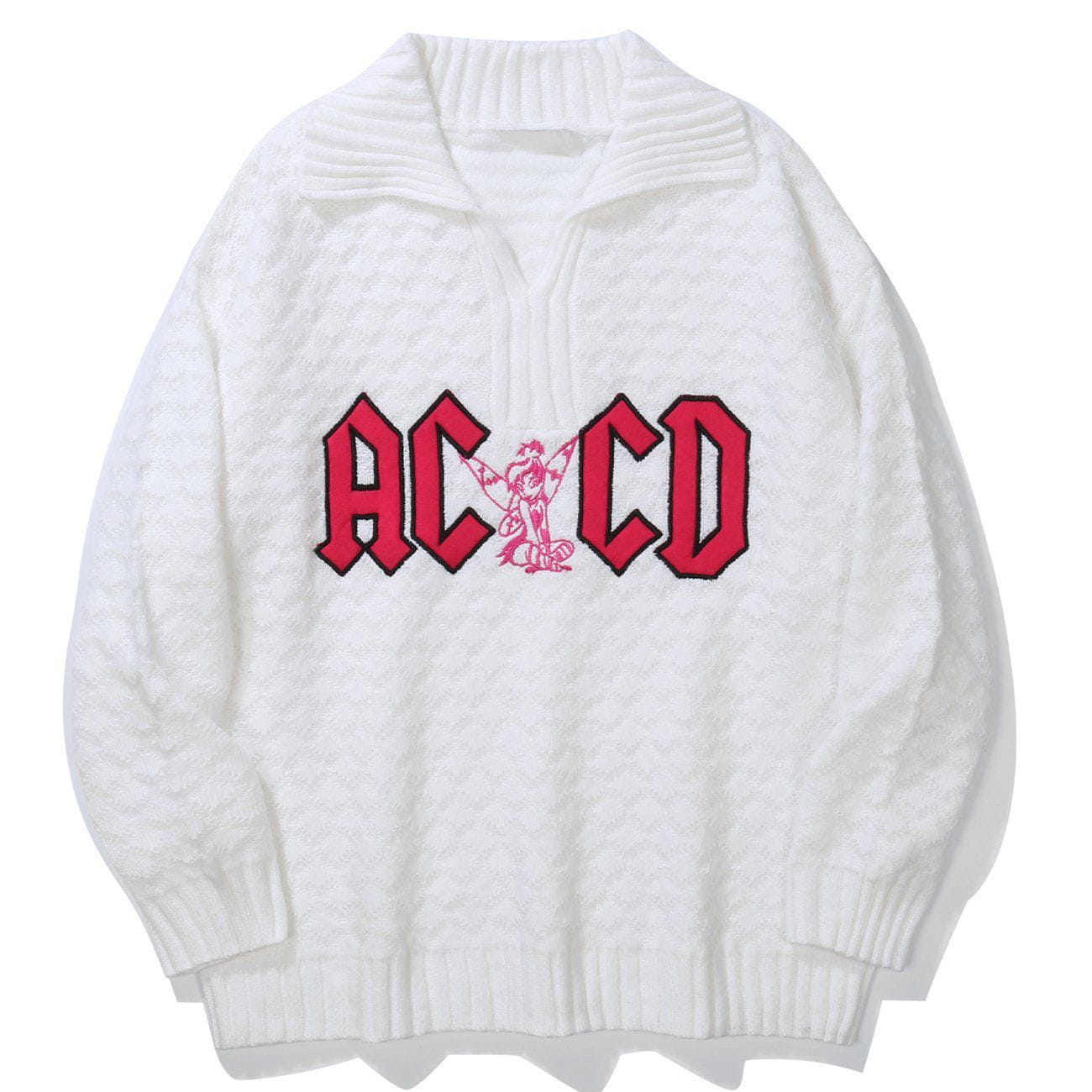 Talishko™ – Cartoon Embroidery Knit Sweater