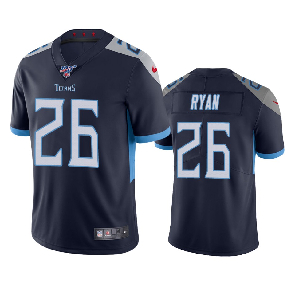 Tennessee Titans Logan Ryan Navy 100th Season Vapor Limited Jersey