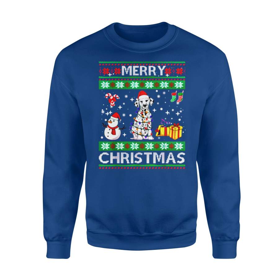Christmas Gift Idea – Dalmatian Dog – Standard Fleece Sweatshirt