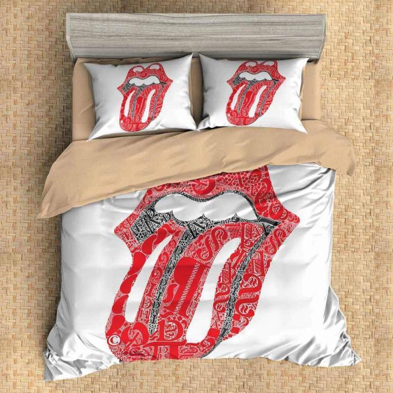 3D Customize The Rolling Stones Bedding Set Duvet Cover Set Bedroom Set Bedlinen 1