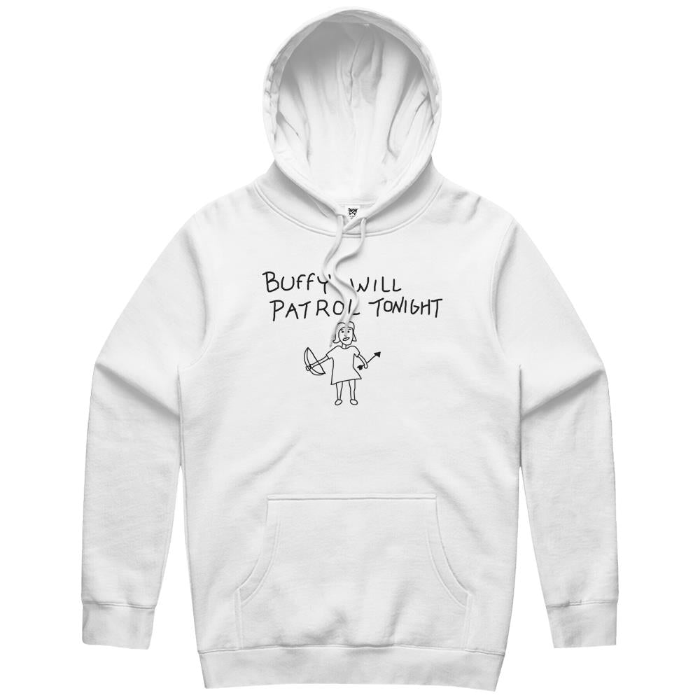 Buffy Will Patrol Tonight Hoodie