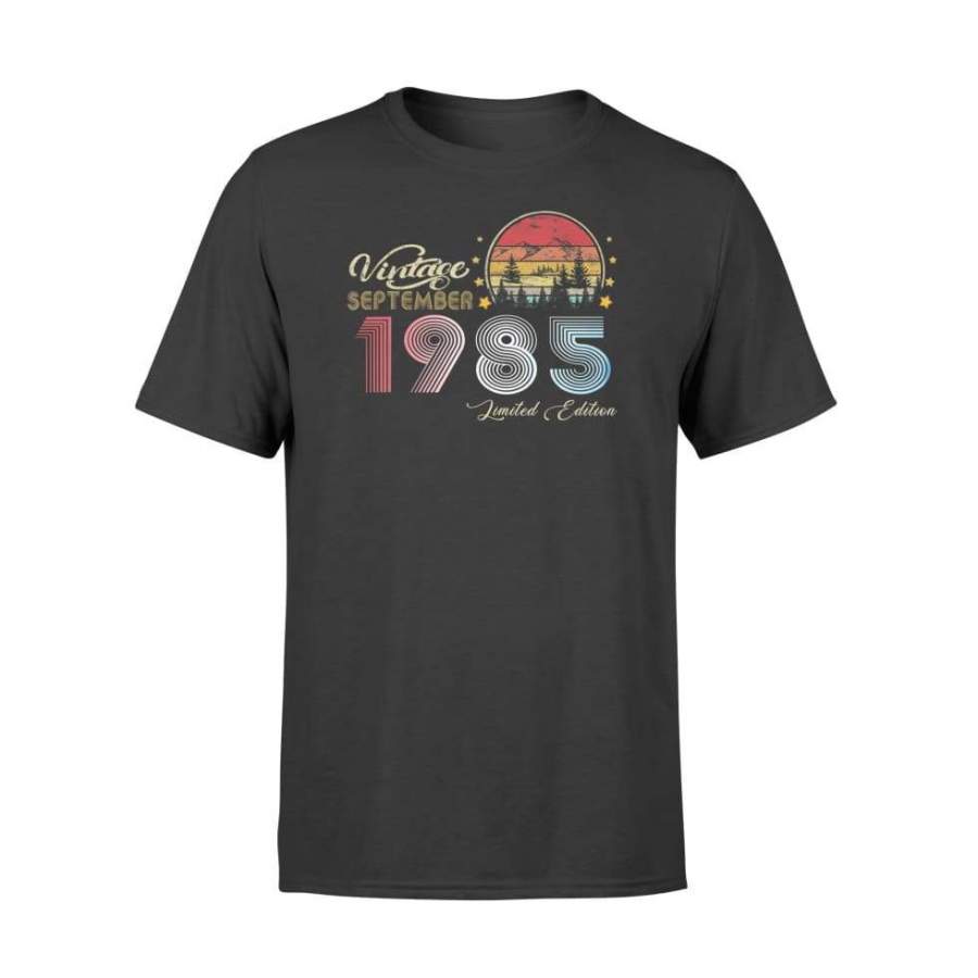 Vintage September 1985 34th Birthday Gift For 34 Years Old – Standard T-shirt