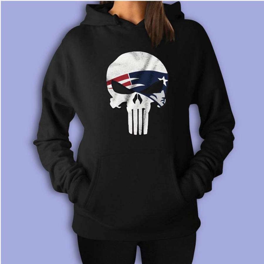 New England Patriots Punisher Women’S Hoodie