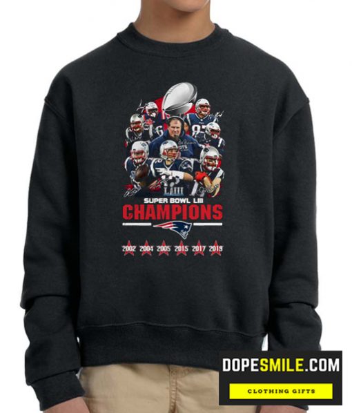 New England Patriots Super Bowl Liii Champions Cool Sweatshirt