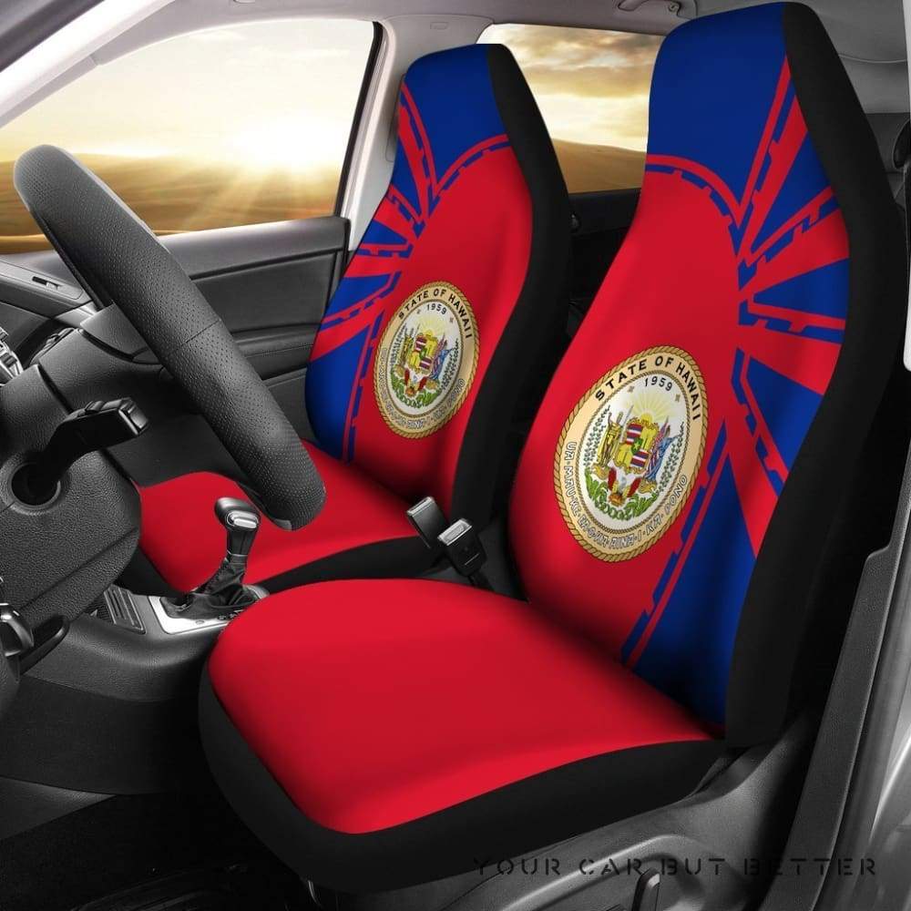 Hawaii Coat Of Arms Car Seat Covers Th5