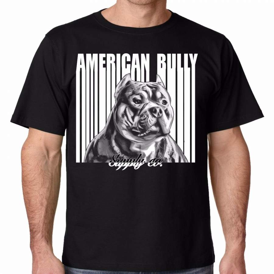 Barcode Pit Bull and Bully Breed American Bully and Pitbull Lovers! Men’s T-Shirt