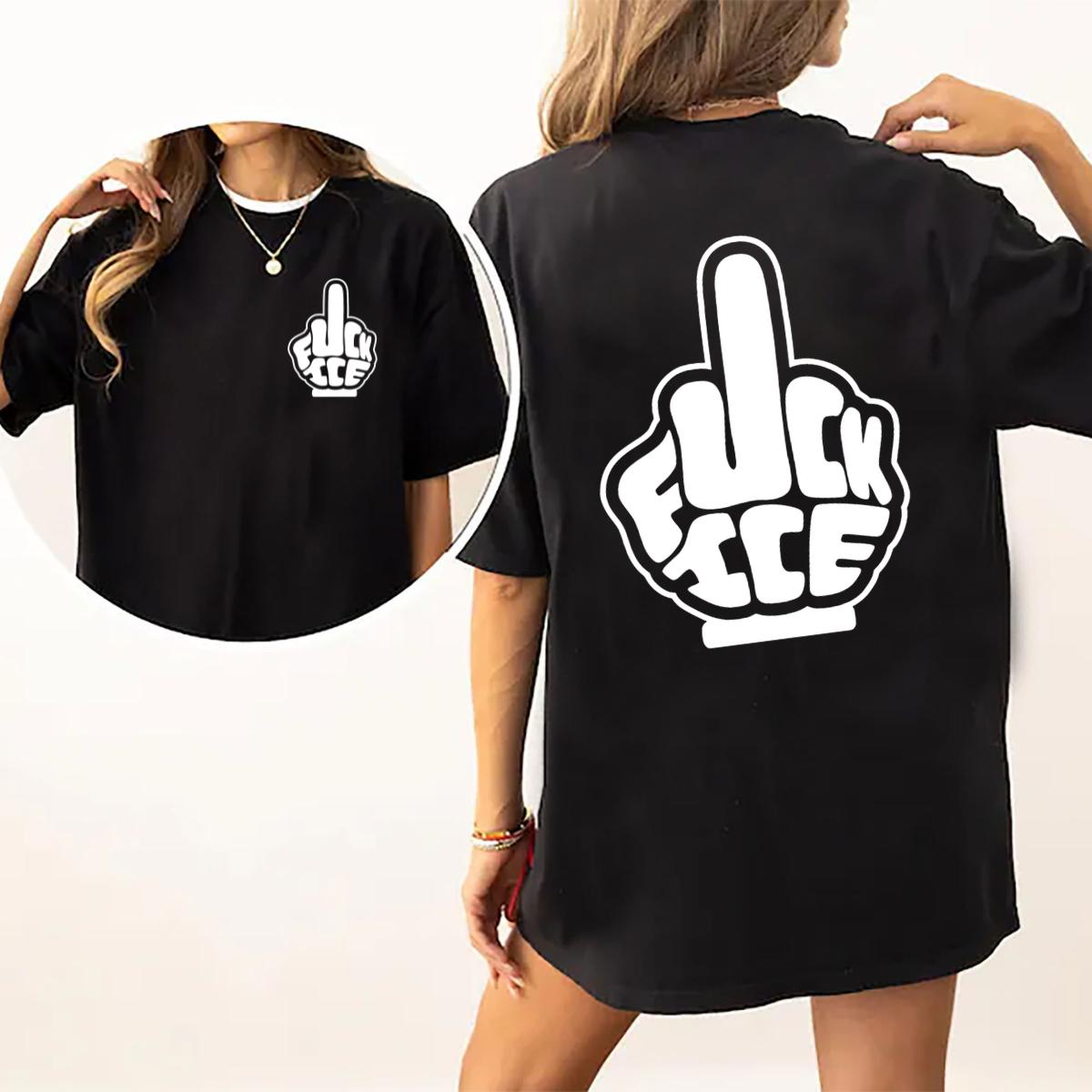 Fck ICE Graphic T-Shirt, Human Rights Activist, Immigration Human Rights Shirt, Liberal Shirt, Unisex Graphic Tee, Viral Shirt, Women Gifts