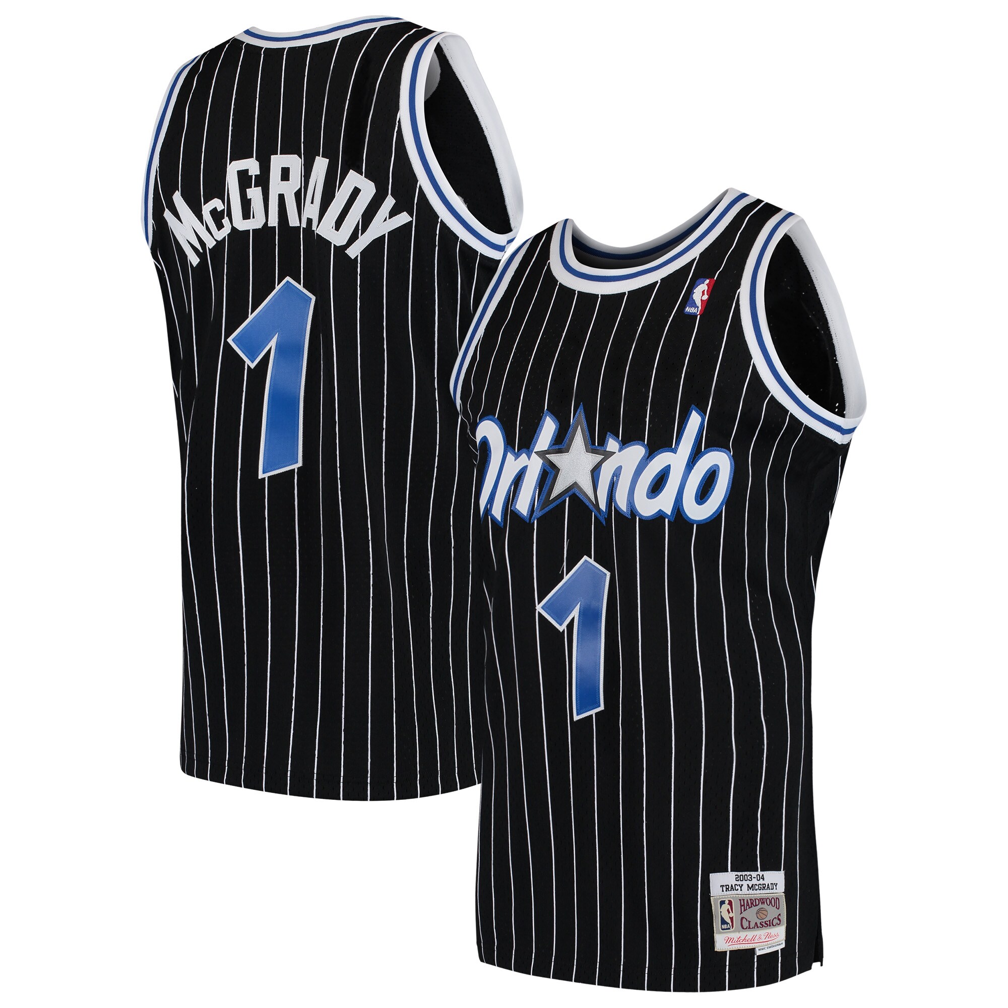 Tracy McGrady Orlando Magic Mitchell & Ness Hardwood Classics Swingman Jersey – Black