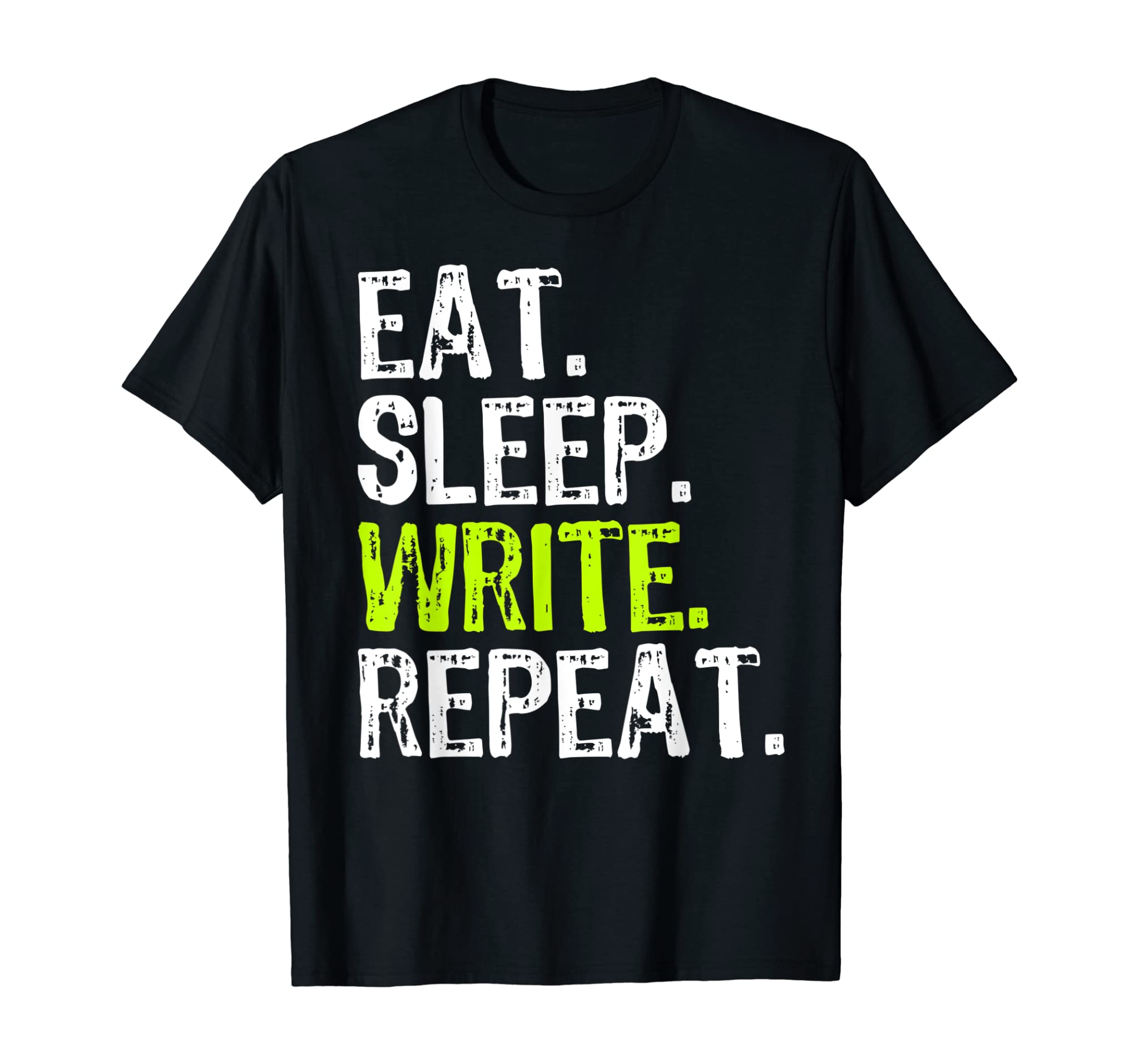 Eat Sleep Write Repeat Writing Writer Teacher Gift Christmas T-Shirt