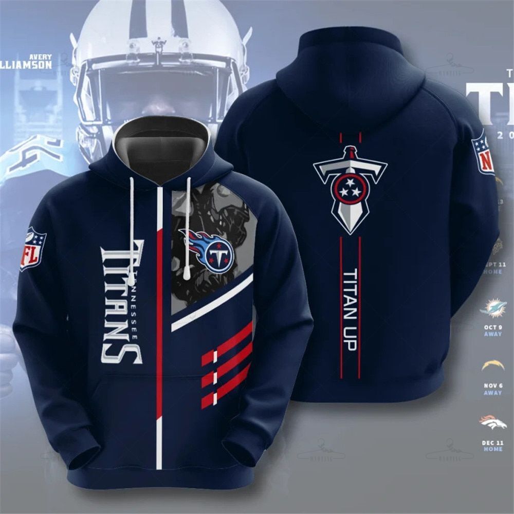 Tennessee Titans Hoodies 3 Lines Graphic Gift S