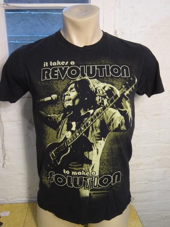 Size 42 Bob Marley Shirt Single Sided Shirt