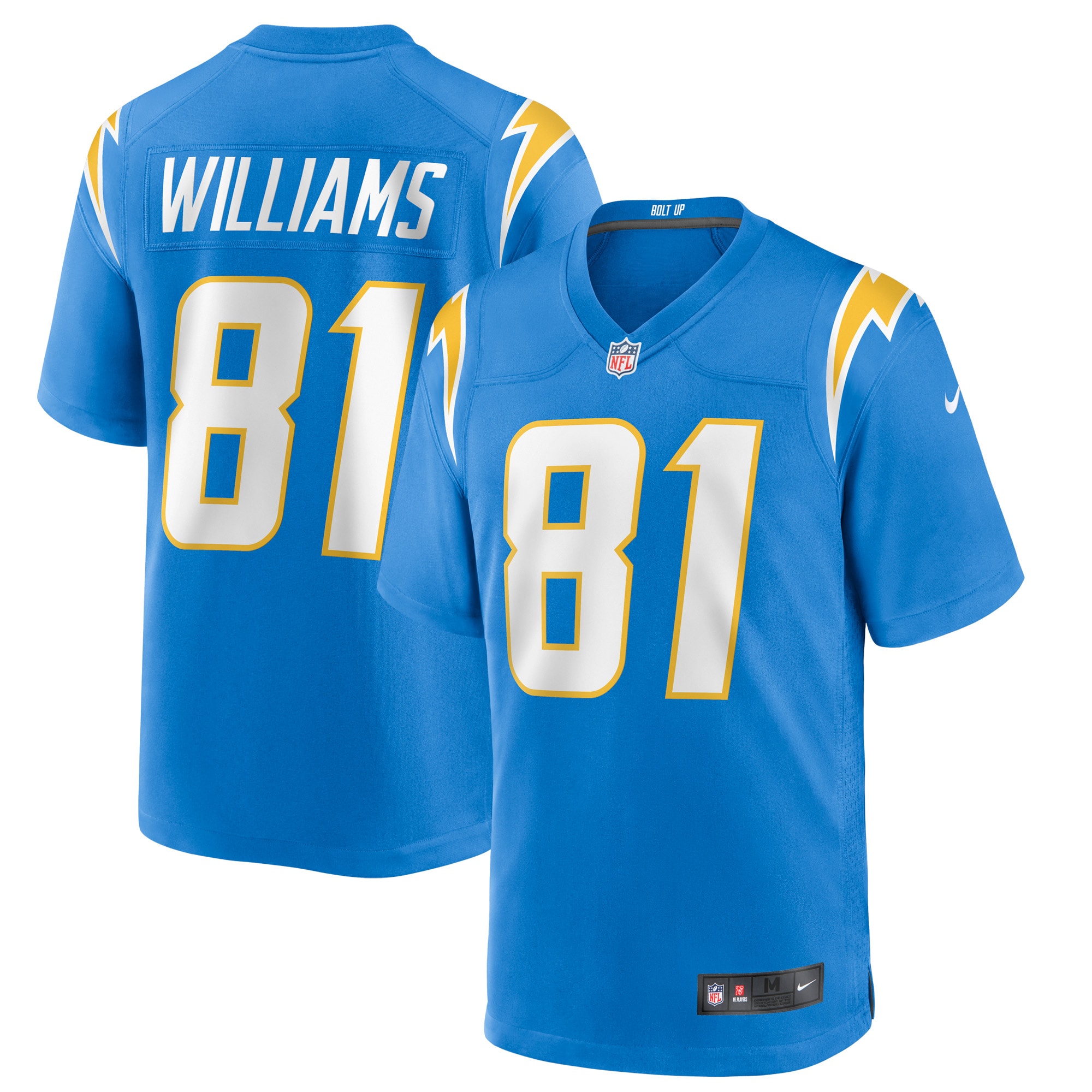 Men’s Los Angeles Chargers Mike Williams Powder Blue Game Jersey